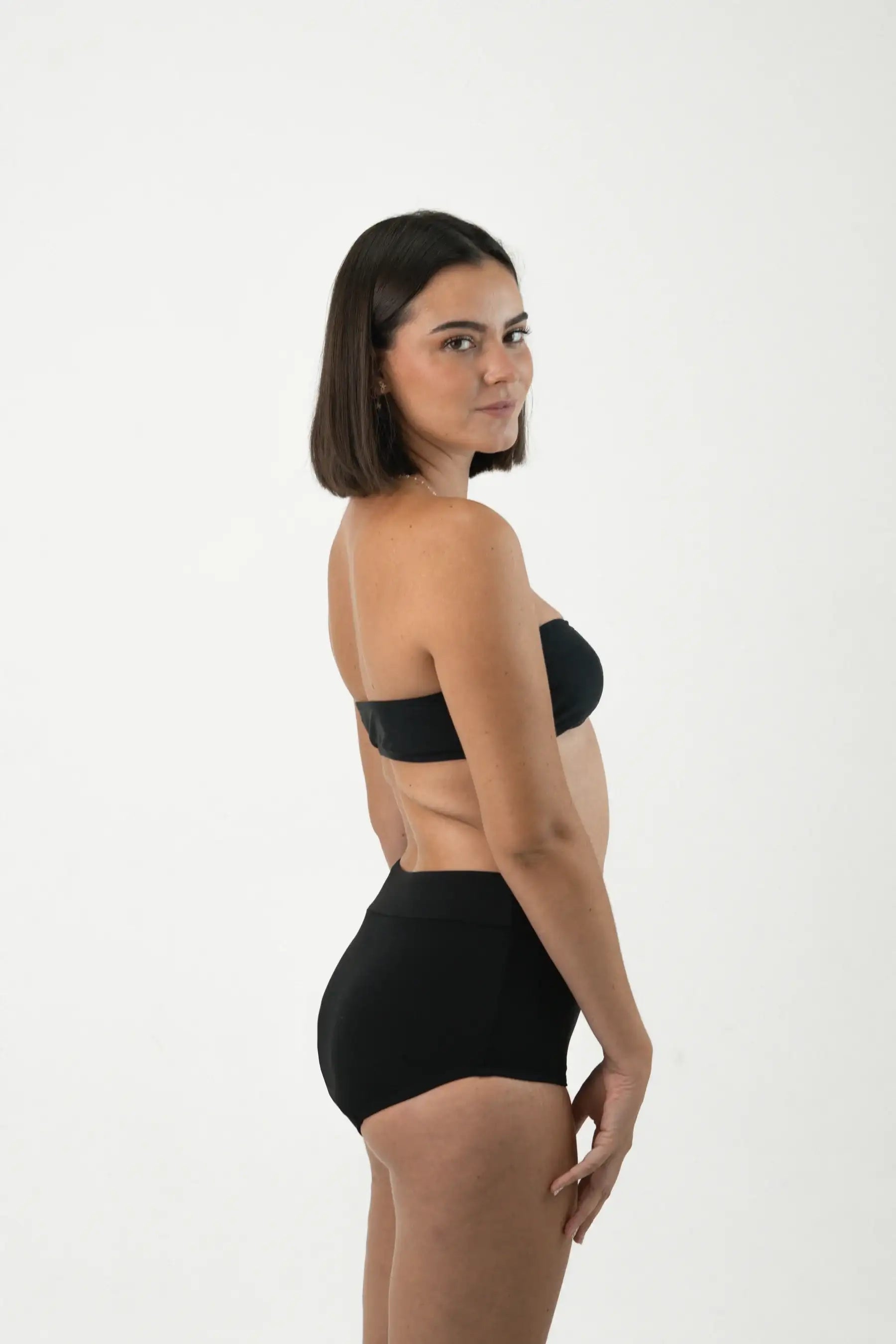 Bas de maillot menstruel Fiora (taille haute)